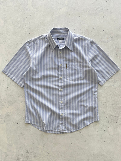 Armani Jeans Vertical Stripe Shirt (L)