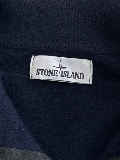 AW/18 Stone Island 1/4 Zip Wool Knit Pullover Jumper (L)