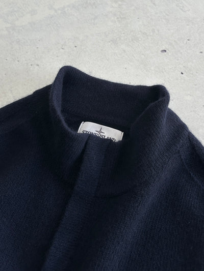 AW/18 Stone Island 1/4 Zip Wool Knit Pullover Jumper (L)
