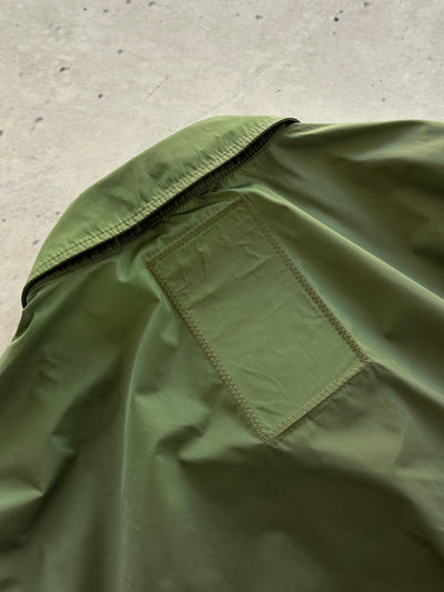 Prada Nylon / Leather elbow Zip Up bomber Jacket (S/M)