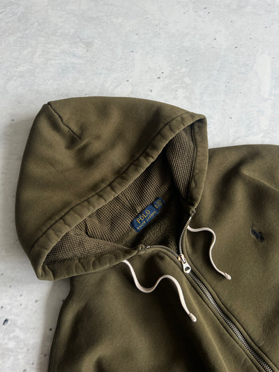 Ralph Lauren Fleece Lined Zip Up Hoodie (XXL)