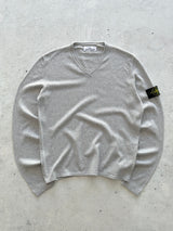 SS/17 Stone Island V Neck Knit Jumper (S)