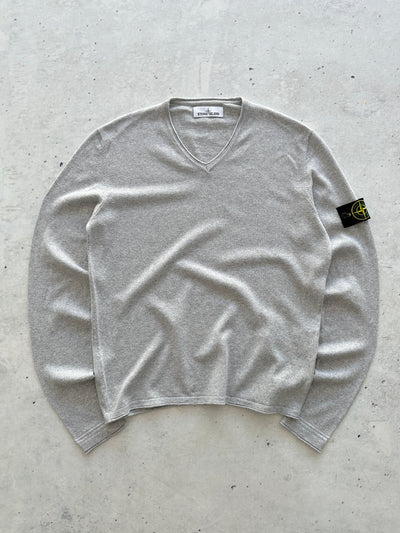 SS/17 Stone Island V Neck Knit Jumper (S)