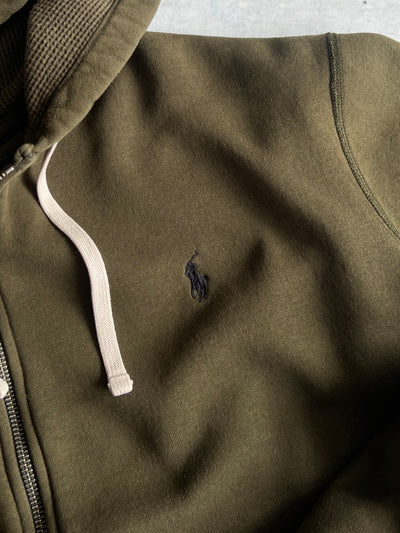 Ralph Lauren Fleece Lined Zip Up Hoodie (XXL)