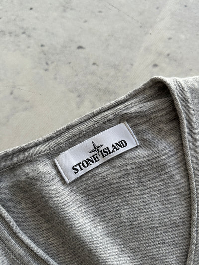 SS/17 Stone Island V Neck Knit Jumper (S)