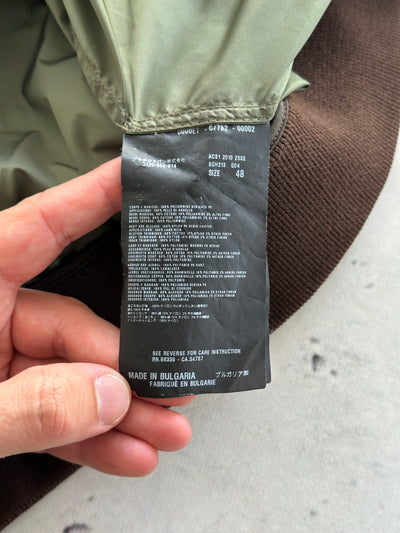 Prada Nylon / Leather elbow Zip Up bomber Jacket (S/M)