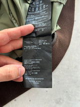 Prada Nylon / Leather elbow Zip Up bomber Jacket (S/M)
