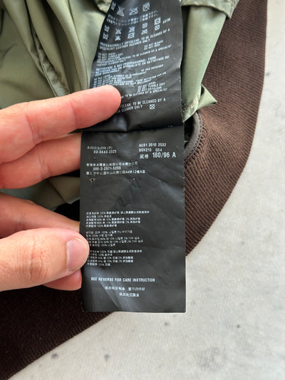 Prada Nylon / Leather elbow Zip Up bomber Jacket (S/M)