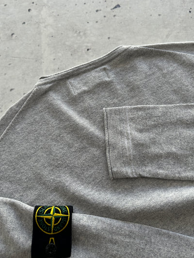 SS/17 Stone Island V Neck Knit Jumper (S)