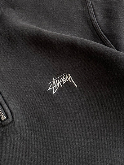 Stussy Script Heavyweight 1/4 Zip Sweatshirt (L)