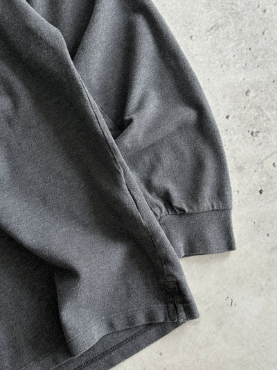 AW/16 Stone Island Patch Logo Long Sleeve Polo Shirt (S)