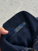 Ralph Lauren Ribbed 1/4 Zip Pullover Jumper (M)