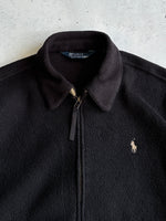 90's Ralph Lauren Polartec Zip Up Fleece Harrington Jacket (XL)