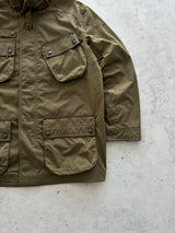 Ralph Lauren Zip Up leather detail field Jacket (XL)