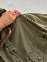 Ralph Lauren Zip Up leather detail field Jacket (XL)