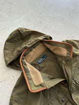 Ralph Lauren Zip Up leather detail field Jacket (XL)