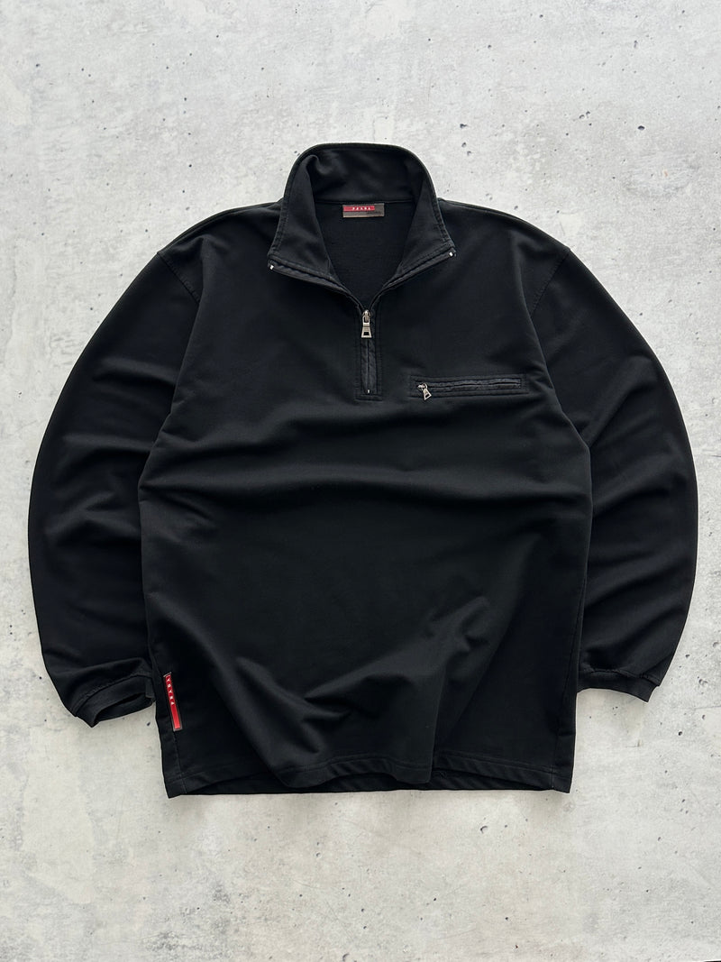 Prada Sport 1/4 Zip Pullover Jumper (XL)