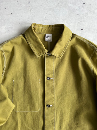 Nike Embroidered Swoosh heavy Denim Jacket (XL)