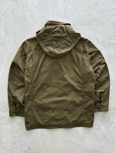 Ralph Lauren Zip Up leather detail field Jacket (XL)