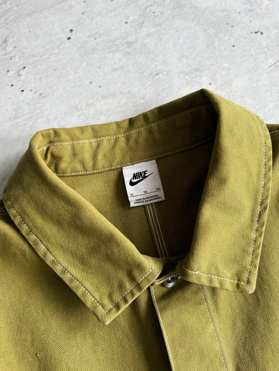 Nike Embroidered Swoosh heavy Denim Jacket (XL)