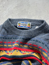 Vintage Missoni Patterned Knit Jumper (S)
