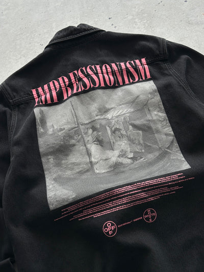 Off White Impressionism Print Denim Jacket (S)