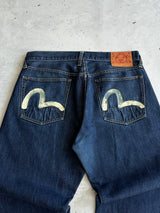 Evisu gull wing Japanese Selvedge Denim Jeans (W34 x L30)