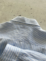 Vintage Linen Charles Tyrwhitt Vertical Stripe Shirt (XL)