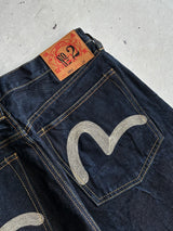 Evisu Gull Wing Japanese Selvedge Denim Jeans (W34 x L34)