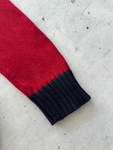 00's Ralph Lauren Big Logo 1/4 Zip Knit Jumper (S/M)