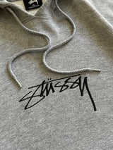 Stussy embroidered script pullover hoodie (XL)