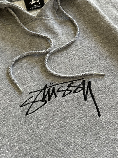 Stussy embroidered script pullover hoodie (XL)