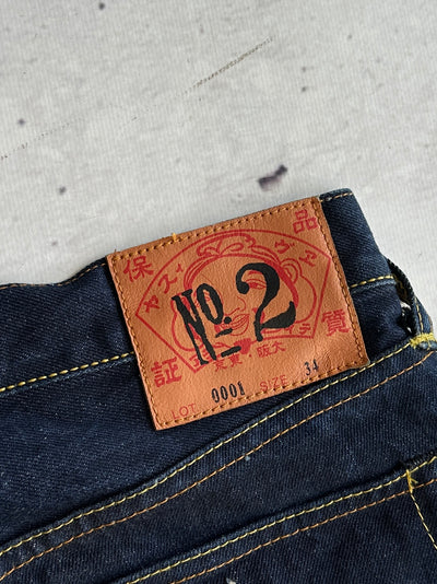 Evisu diacock Japanese Selvedge Denim Jeans (W34 x L34)