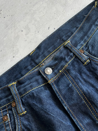 Evisu diacock Japanese Selvedge Denim Jeans (W34 x L34)