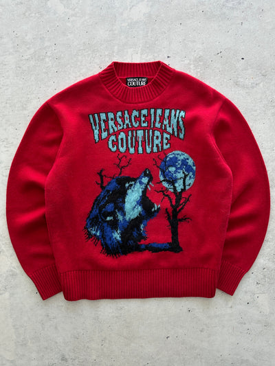 Versace Jeans Couture Maglia Midnight Blood Mohair Knit Jumper (L)