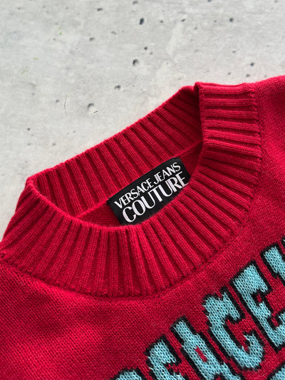 Versace Jeans Couture Maglia Midnight Blood Mohair Knit Jumper (L)