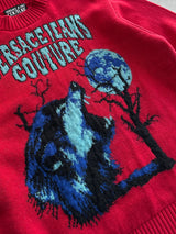 Versace Jeans Couture Maglia Midnight Blood Mohair Knit Jumper (L)