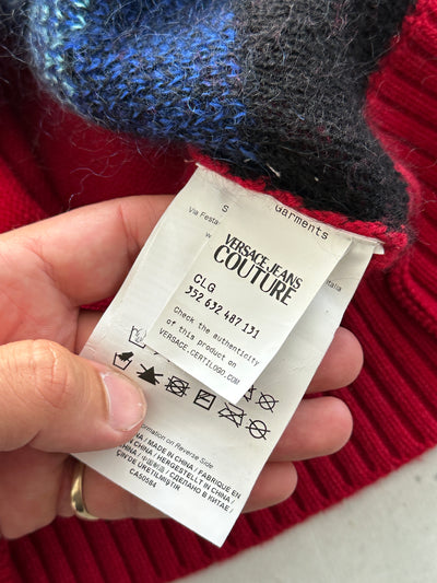 Versace Jeans Couture Maglia Midnight Blood Mohair Knit Jumper (L)