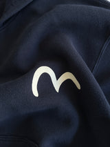 00's Evisu heavyweight gull wing zip up hoodie (S)