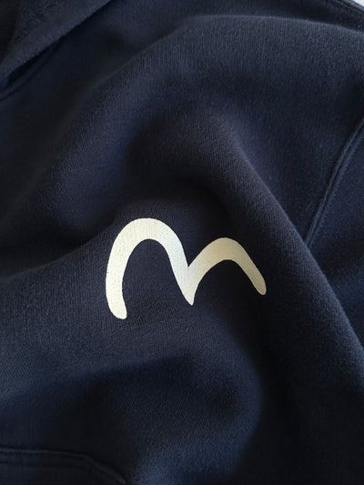 00's Evisu heavyweight gull wing zip up hoodie (S)