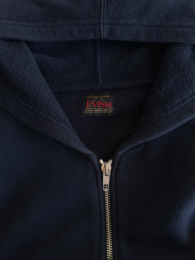 00's Evisu heavyweight gull wing zip up hoodie (S)