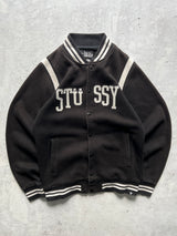 Stussy Embroidered Spell Out Varsity Jacket (M)