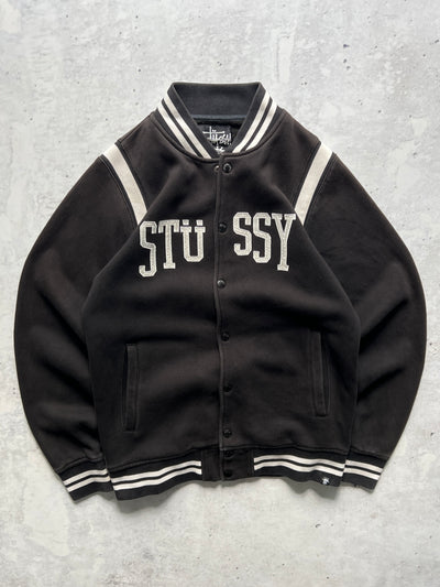 Stussy Embroidered Spell Out Varsity Jacket (M)