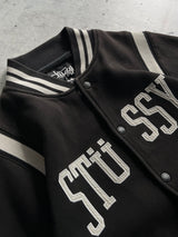 Stussy Embroidered Spell Out Varsity Jacket (M)