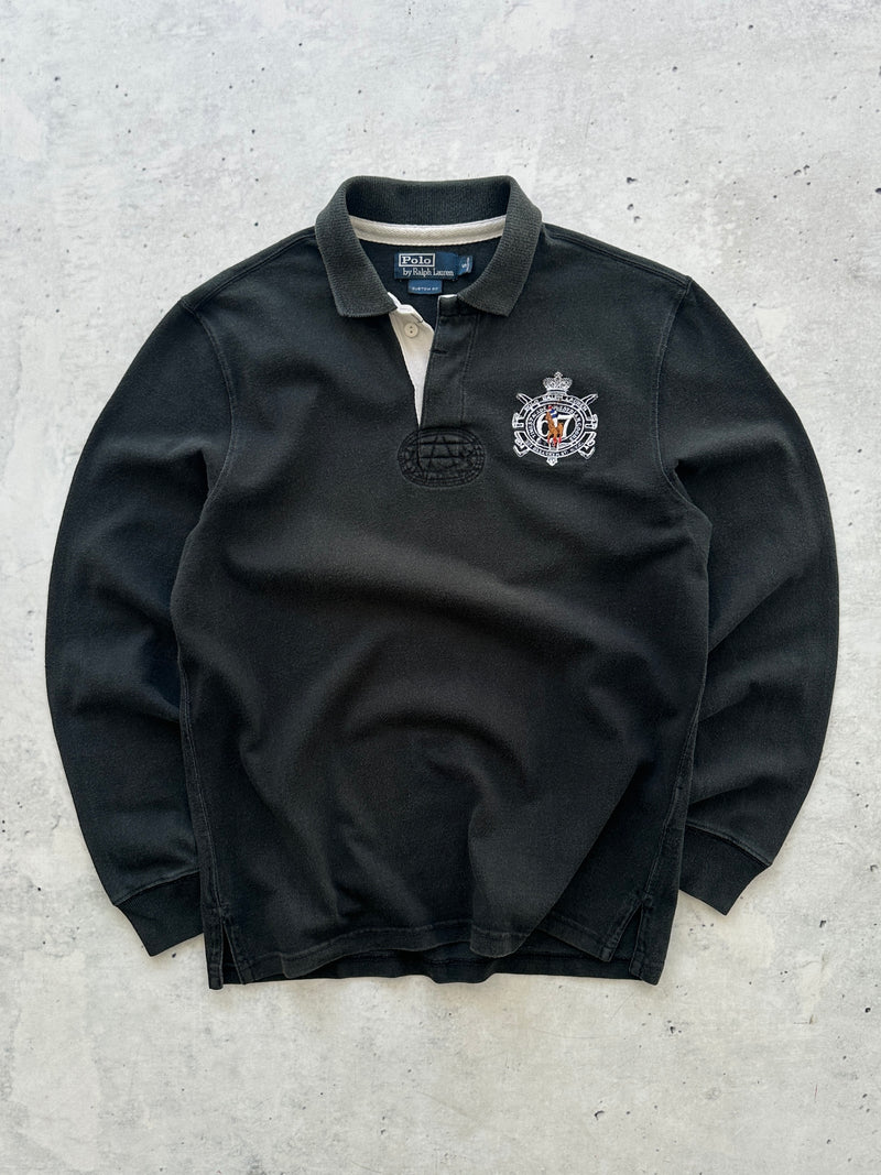 Ralph Lauren Embroidered Logo Heavyweight Rugby Shirt (S)