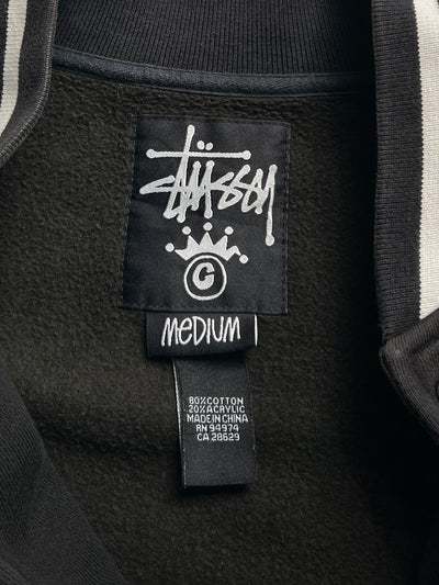 Stussy Embroidered Spell Out Varsity Jacket (M)
