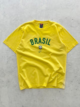 90's Nike Brazil 'R Carlos 6' T Shirt (L)