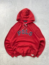 Ralph Lauren Heavyweight Polo Spell Out Pullover Hoodie (L)