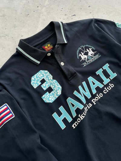 La Martina Hawaii Long Sleeve Polo Shirt (S)