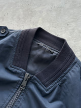 2008 Gucci Military Web Stripe Zip Up Bomber Jacket (S)